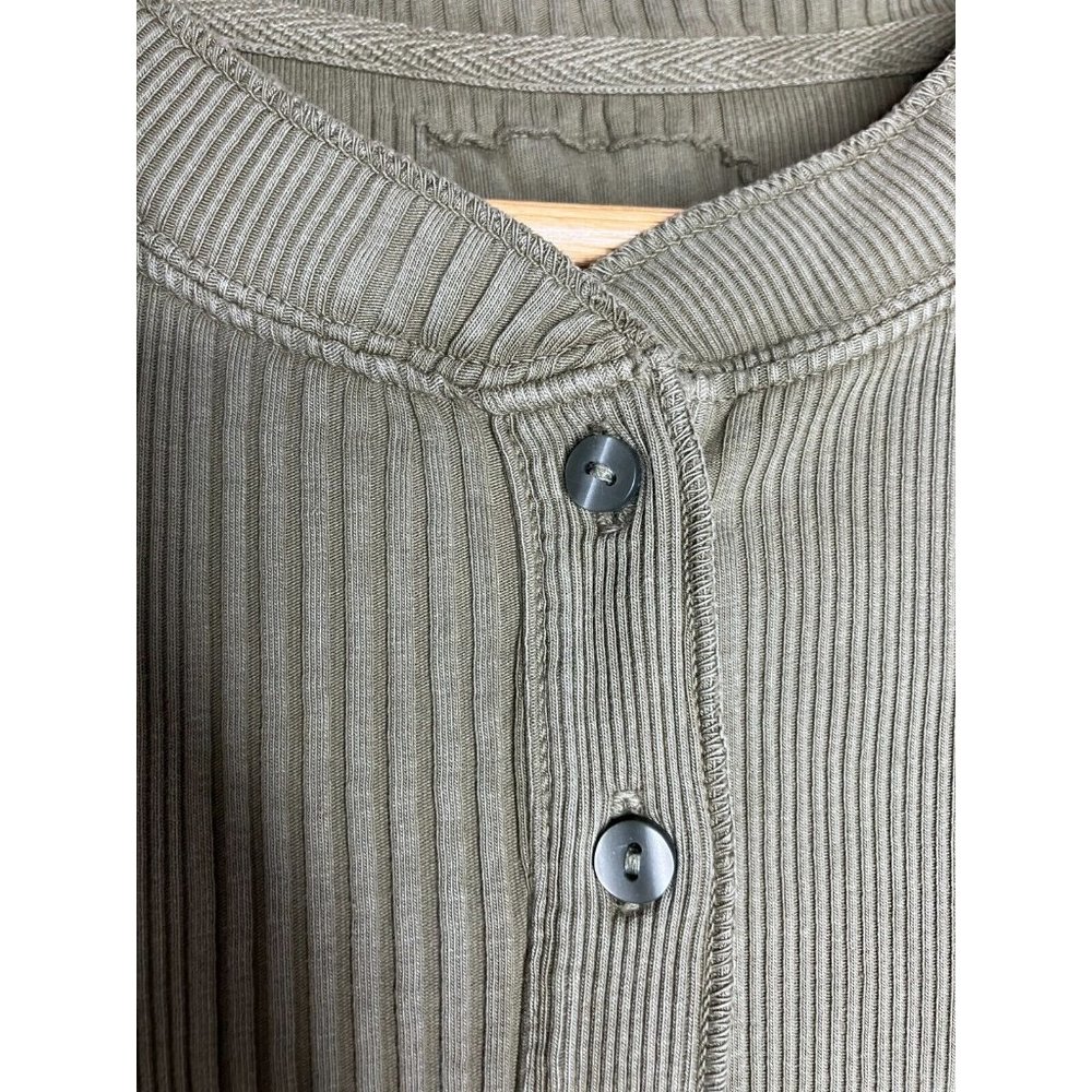 Aerie Women's Large Green Long Sleeve Knit Shirt - Picture 4 of 9